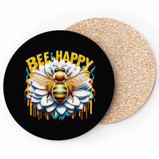Bee Happy Coasters