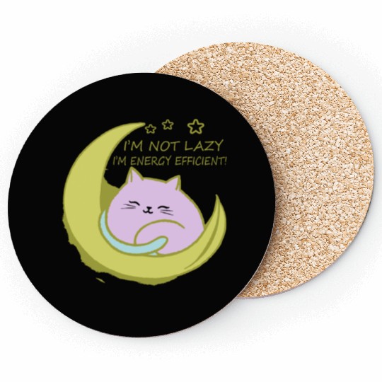 Moon Cat Coasters