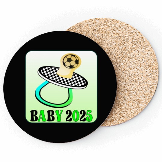 SOCCER PLAYER BABY 2025 Coasters
