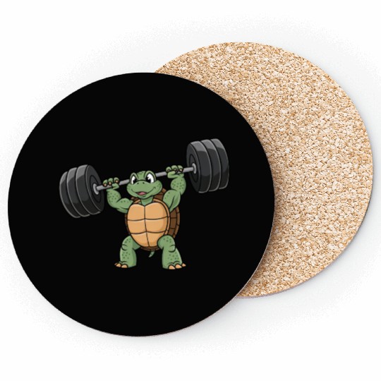 Strong turtle fitness barbell workout training Coasters