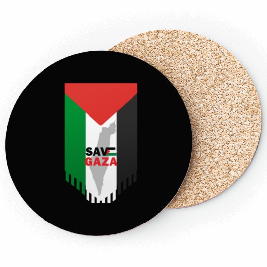 Proud Palestinian Flag Coasters