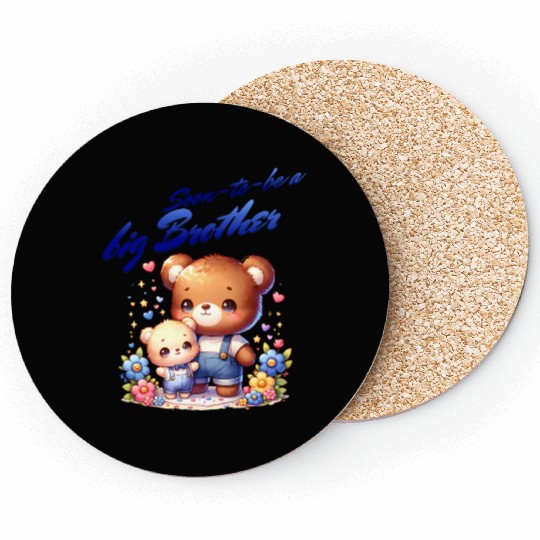 I'm Going To Be A Big Brother Cute Teddy Bears, Coasters