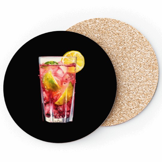 Citrus Berry Cocktail Coasters