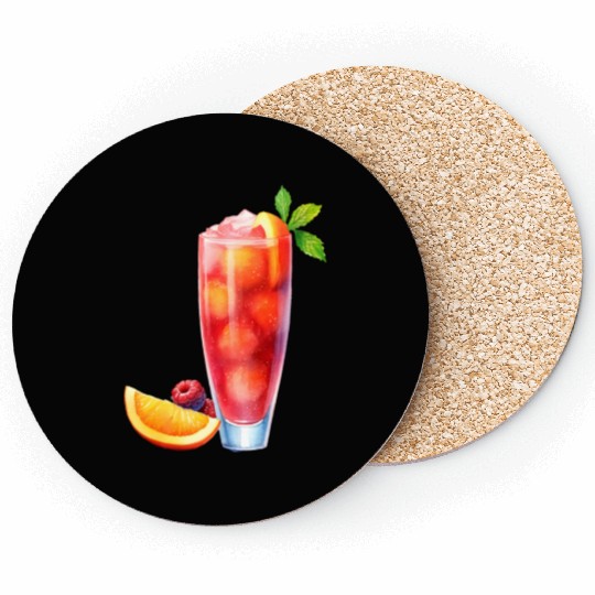 Berry Citrus Cocktail Coasters