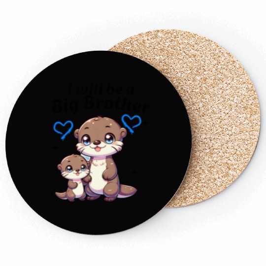 I'm Going To Be A Big Brother Sweet Otter, Brother Coasters