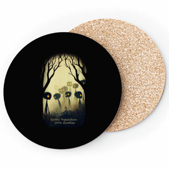 100% Zombies Coasters