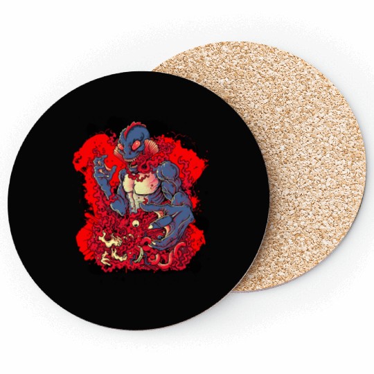 Fantasy Horror Creature - Death Lagoon Coasters