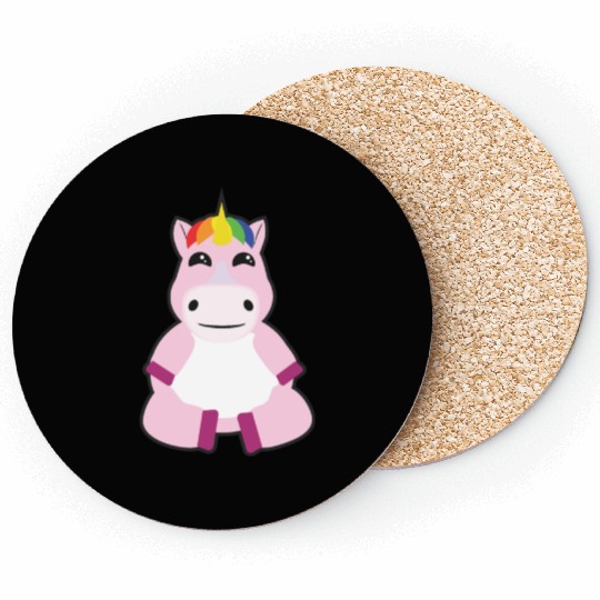 Sitting Unicorn Coasters