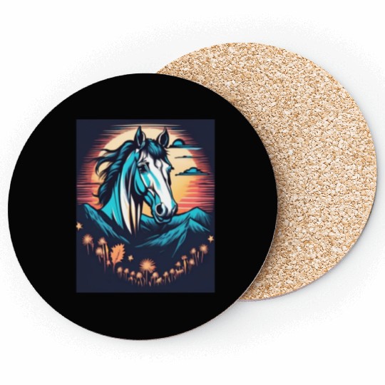 horse print Coasters