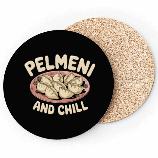 Pelmeni Dumpling Russian Comfort Food Coasters