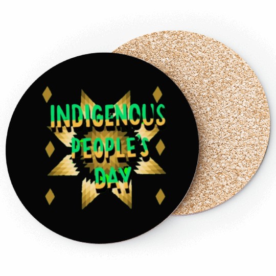Indigenous People Logos Coasters