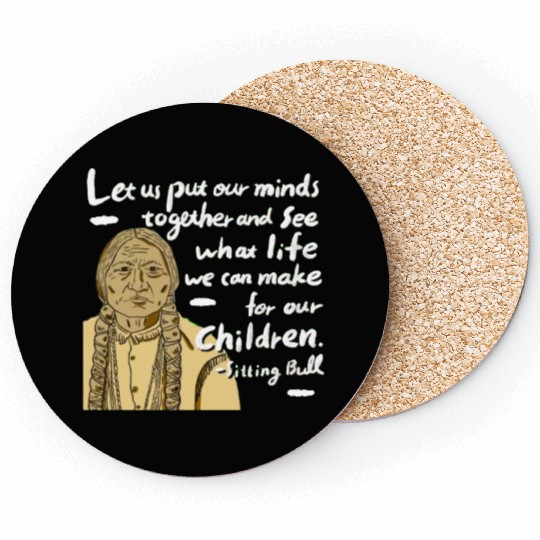 Indigenous People Logos Coasters