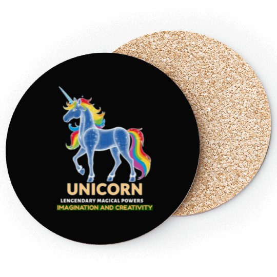 UNICORN MAGICAL POWERS Coasters