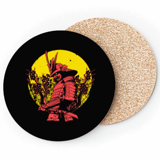 Kanji Japan Katana Sword Ninja Samurai Coasters