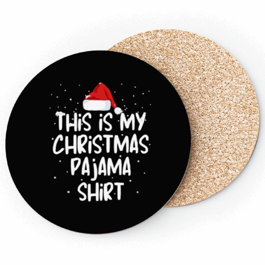 Funny Christmas Pajama Coasters