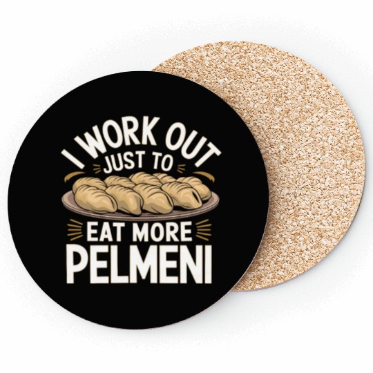 Pelmeni Dumpling Traditional Russian Coasters