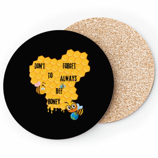 Fun bee sweet honey Coasters