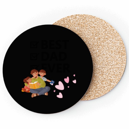 Best Dad Ever Coasters