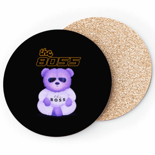 Teddy be the Boss Coasters