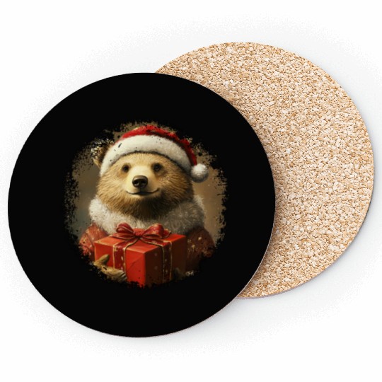 Bears Christmas Coasters