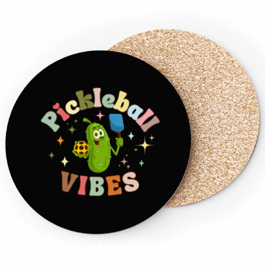 Pickleball Vibes Coasters