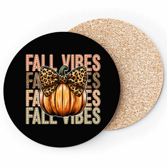 Festive Fall Vibes with Pumpkin Coasters
