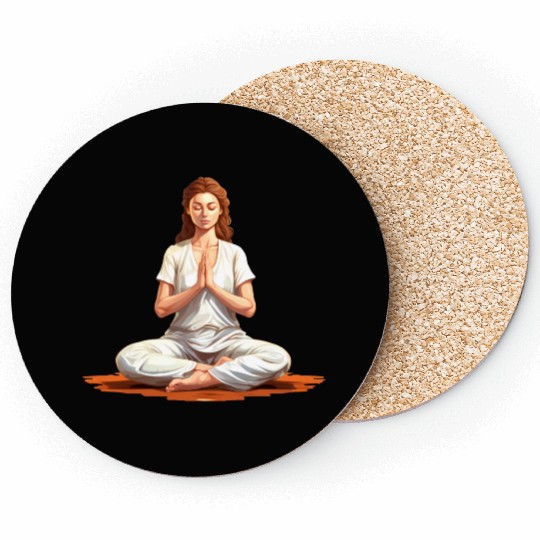 Yoga Angel Coasters