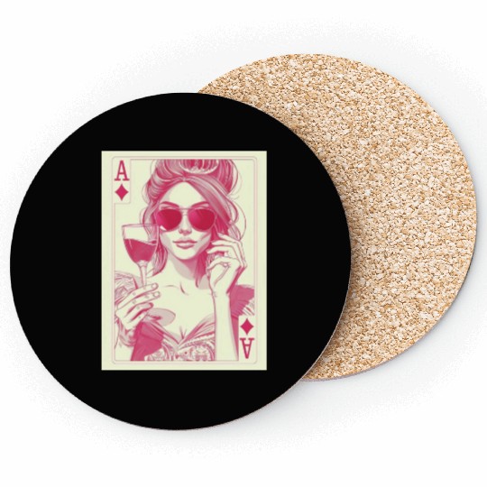 joker girl Coasters