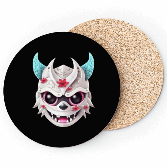 Cat Demon Mas Coasters