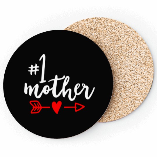 Mother Number 1 Mom Mama Mothers Day Mother In Law Coasters