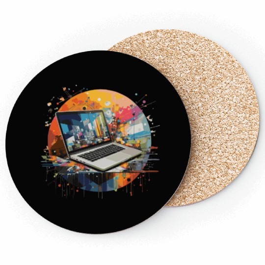 Laptop Computer Computer Coasters