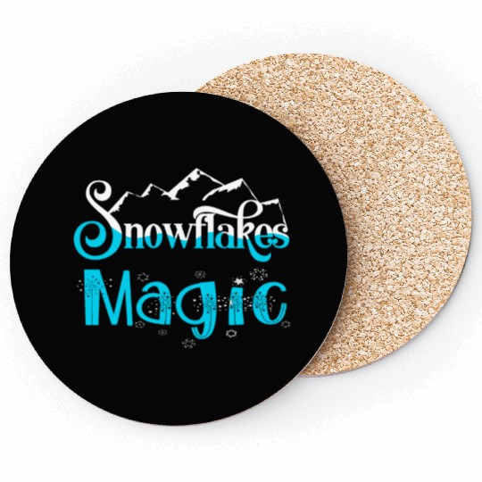 Snowflakes Magic Coasters