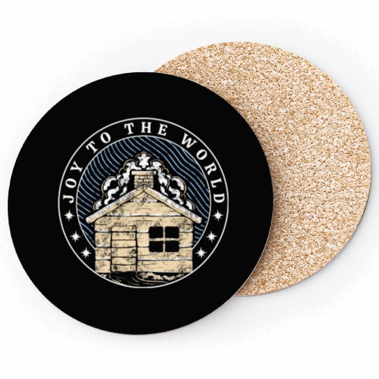 Joy to the World design Coasters
