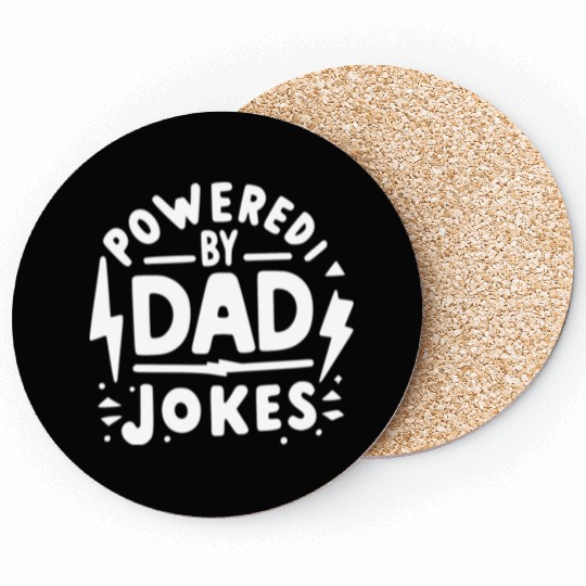 Powered by Dad Jokes Coasters