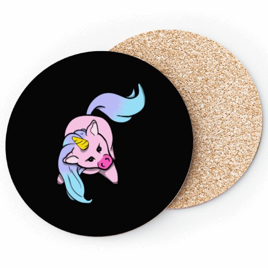 Chibi Unicorn Coasters