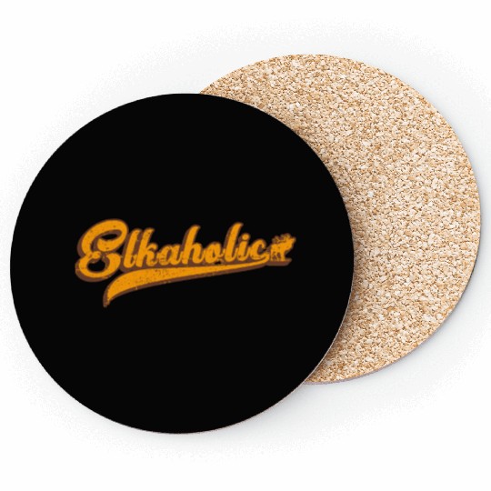 Elk Hunting Elkaholic Hunters Coasters