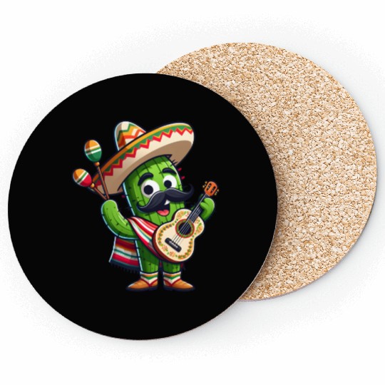 Funny Mexican father's day number one dad Coasters