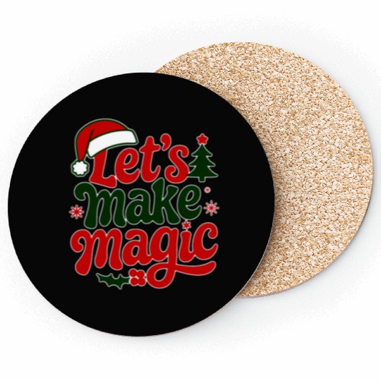 Christmas magic - Santa Claus and holidays Coasters