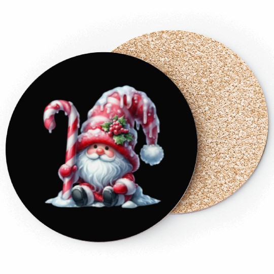 Gnome Cute, Gnome Christmas Coasters