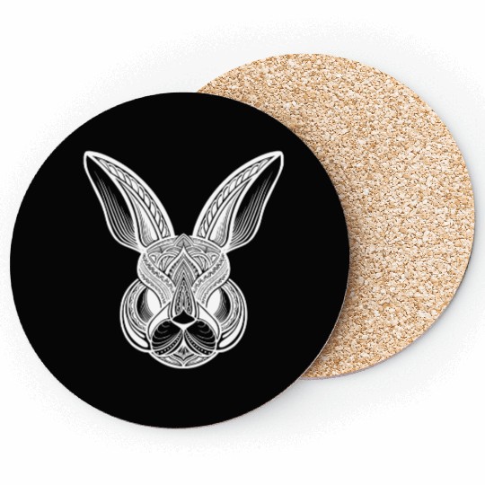 Tribal rabbit Coasters