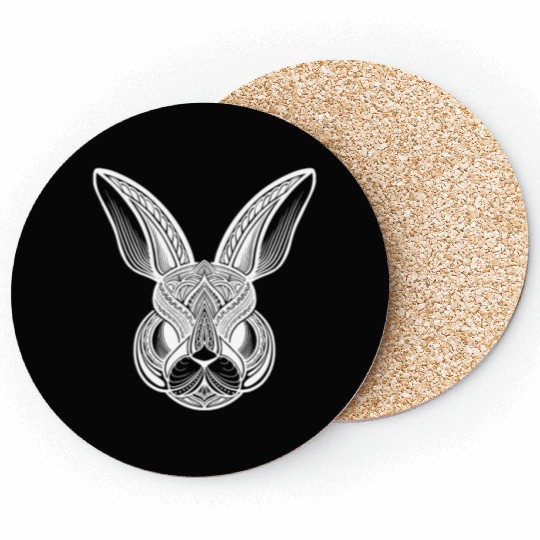 Tribal rabbit Coasters