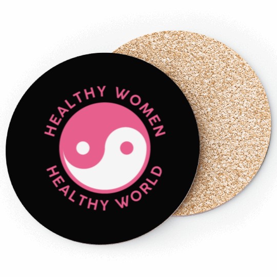 Gynaecology Healthy Women Healthy World Coasters