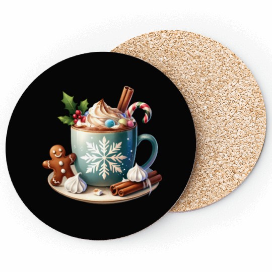 Christmas ice cream, Coquette Chistmas Coasters