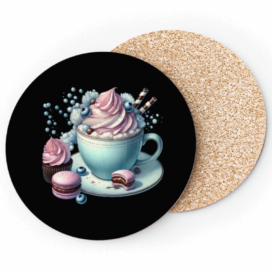 Christmas ice cream, Coquette Chistmas Coasters