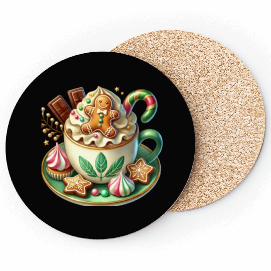 Christmas ice cream, Coquette Chistmas Coasters
