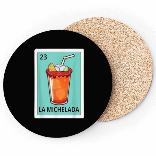 Michelada Lover Spanish La Michelada Mexican Bingo Coasters