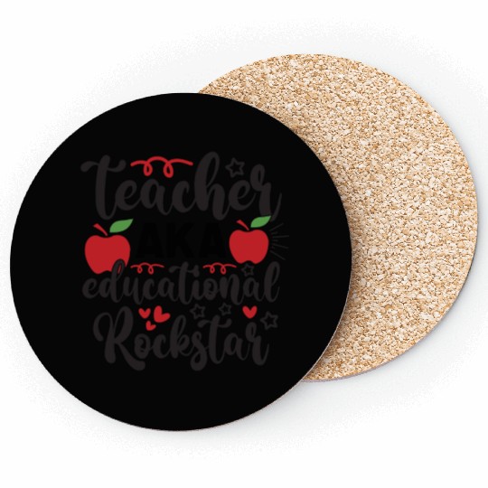 Teacher AKA education rockstar Coasters