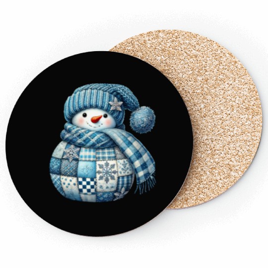 Snowman Christmas, Cute Christmas Coasters