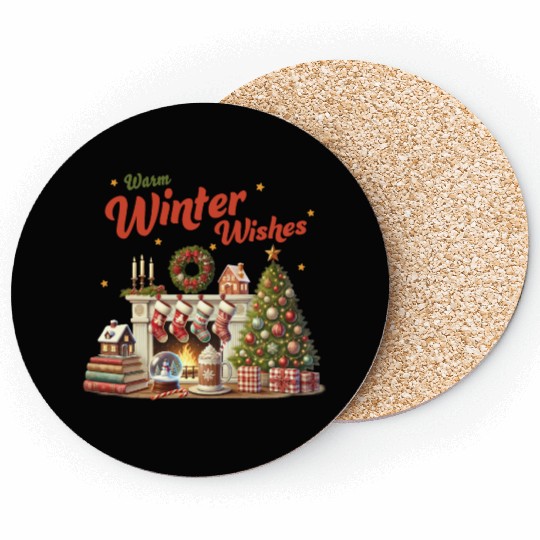 Warm Winter Wishes Coasters