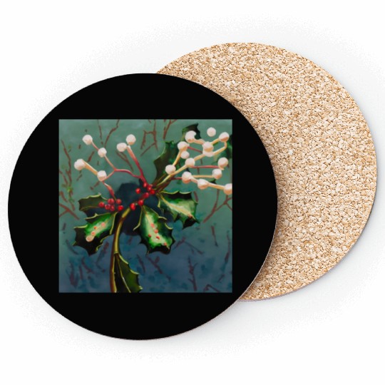 Your mistletoe Coasters